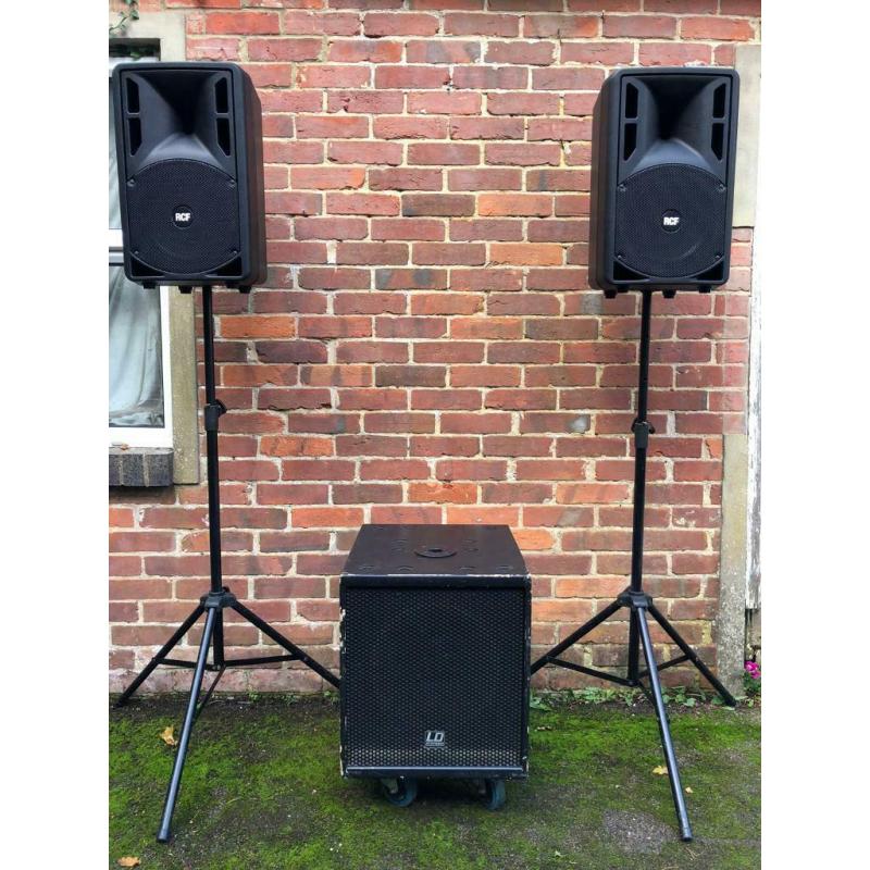 LD Dave 12+ G2 & RCF 310 PA System