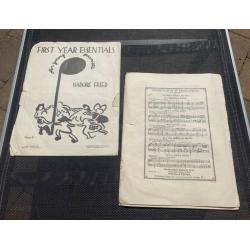 Vintage Joblot Children?s Piano Sheet Music: Grandfathers Clock; Fairytales Told In Music