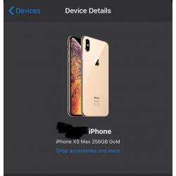 iPhone XS Max 256GB Gold Unlocked
