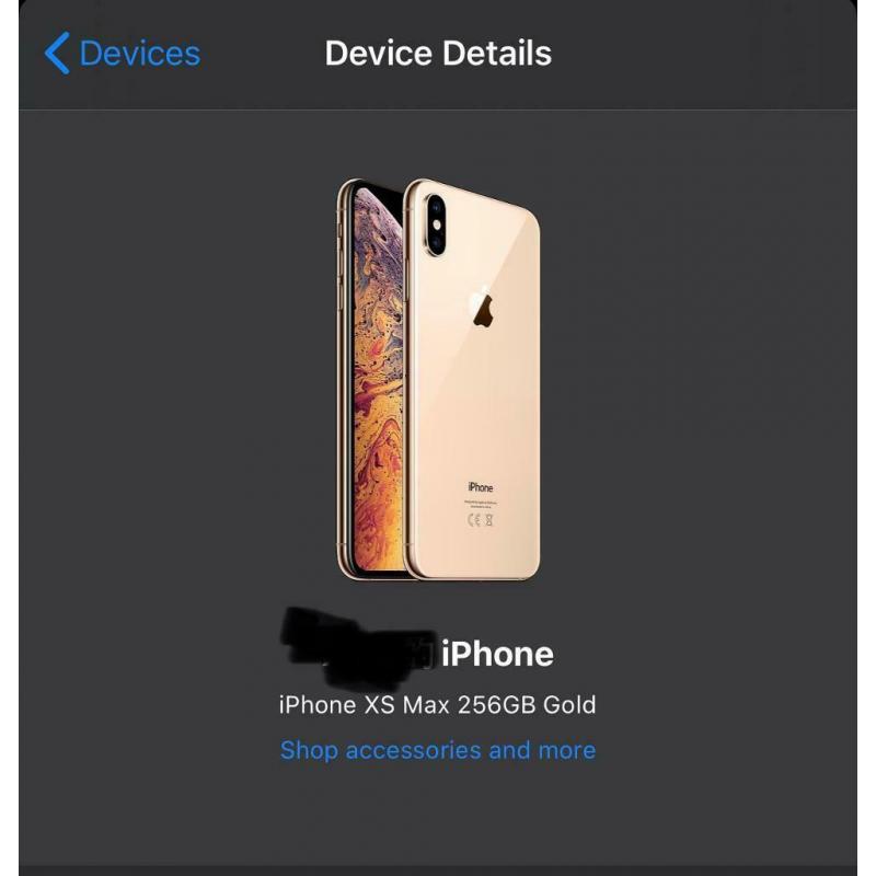 iPhone XS Max 256GB Gold Unlocked