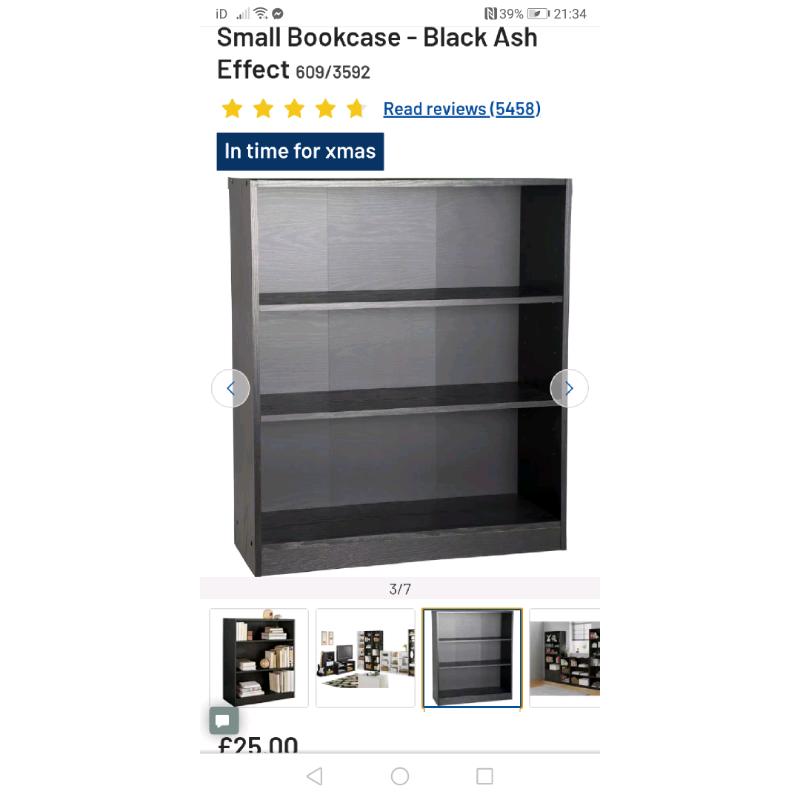 Bookshelves available assembled ?15 each. Real Bargains Clearance Outl