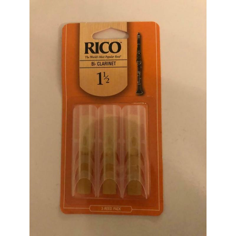 Rico set of 3 clarinet reeds