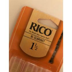 Rico set of 3 clarinet reeds