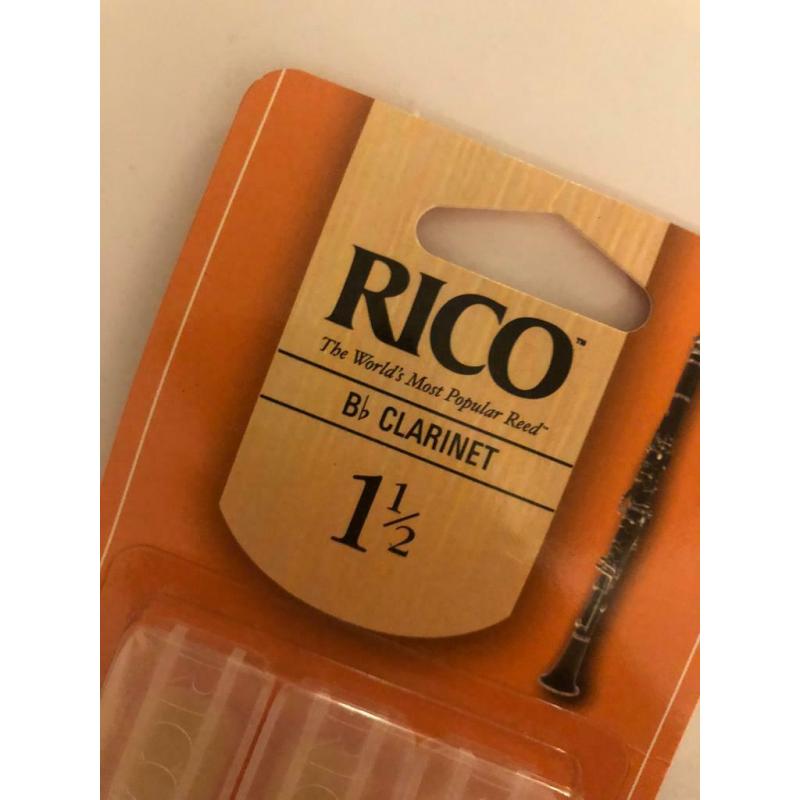 Rico set of 3 clarinet reeds