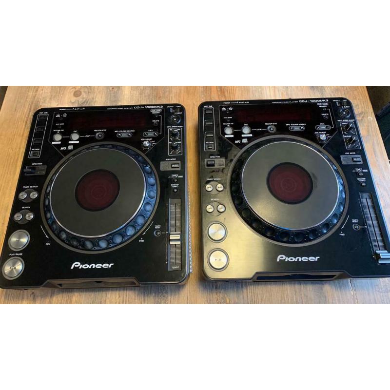 Pioneer Cdj1000 Mk3 (Pair) DJ Decks Turntables