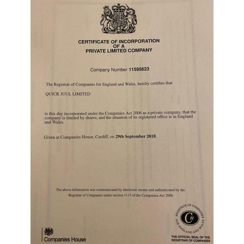 Limited Company For Sale