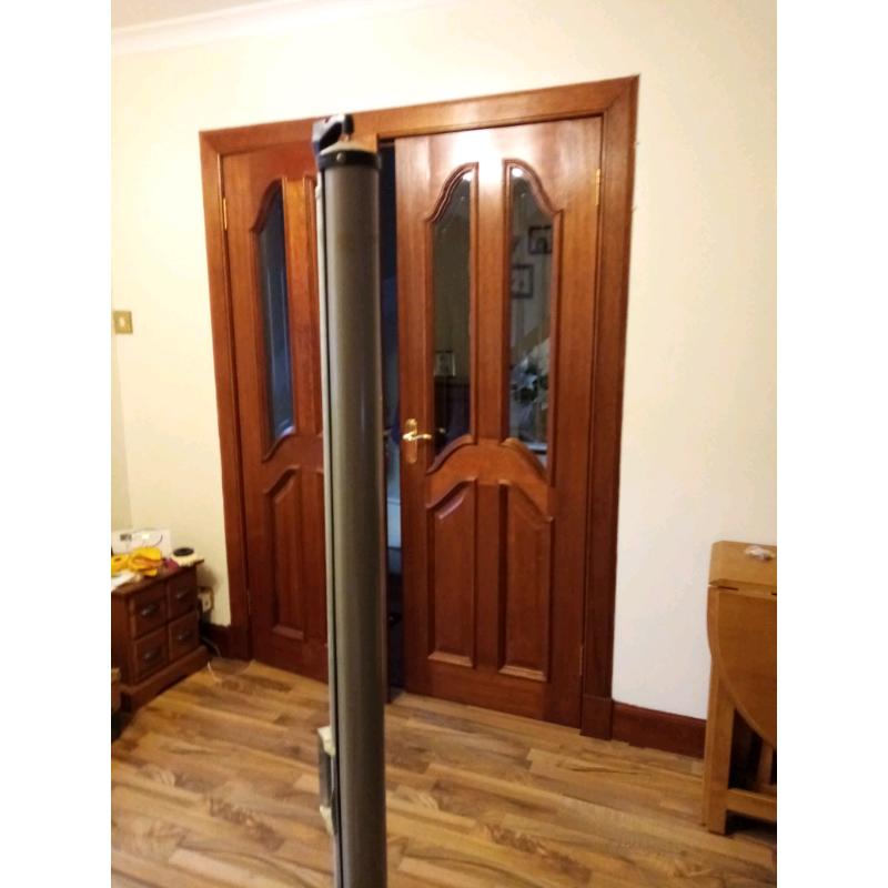 Sankyo dualux 1000 cine projector and projector screen