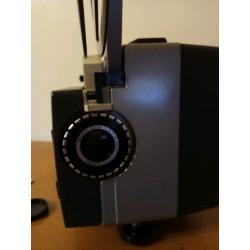 Sankyo dualux 1000 cine projector and projector screen