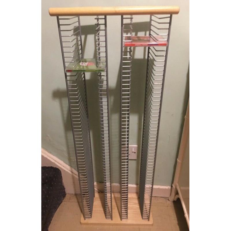 CD Storage Rack- Holds 120 CD's