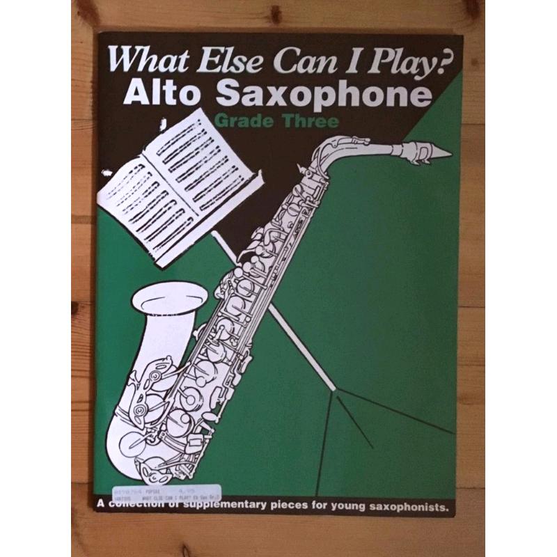 Music Book - Alto Saxophone Grade Three