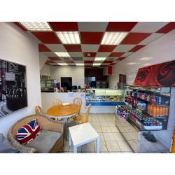 Coffee Shop/Takeaway Business For Sale - Prime Location - Near College & Businesses - Cheap Rent