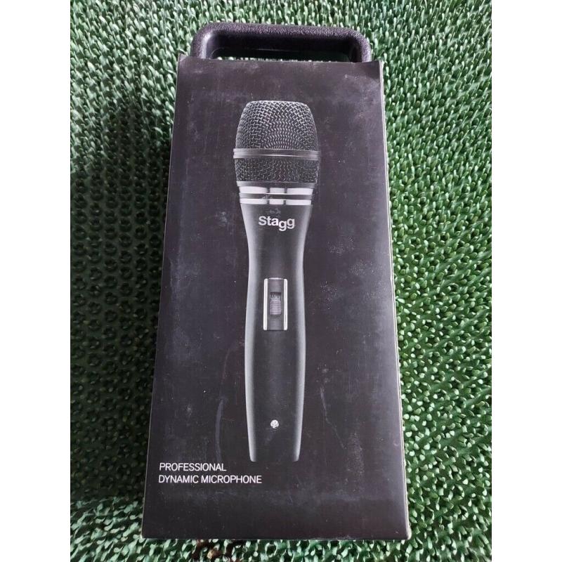 Un-Used Stagg SDM90 Professional Cardioid Dynamic Microphone & Cable