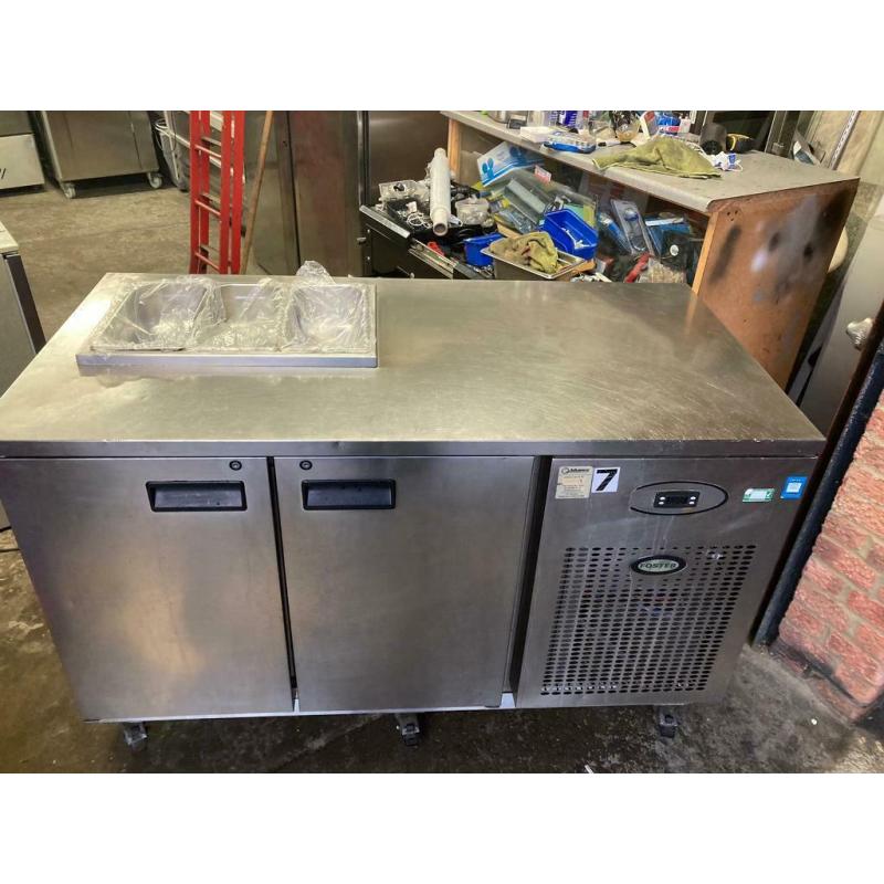 commercial bench counter pizza fridge for pizza meat jsjaj