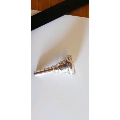 Trombone Euphonium silver plate brass mouthpiece. A.M. Philpot