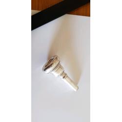 Trombone Euphonium silver plate brass mouthpiece. A.M. Philpot