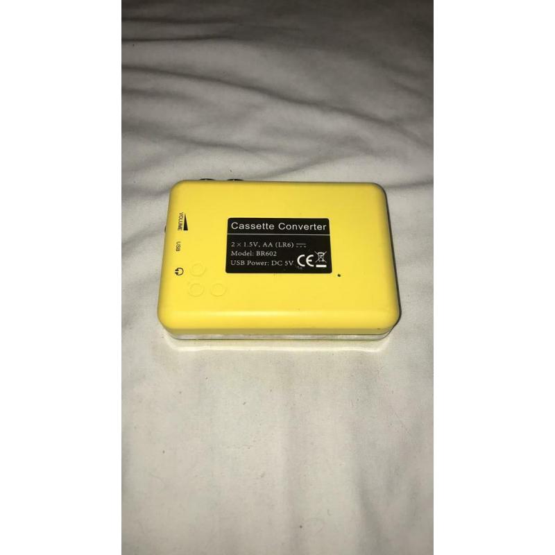 DIGITNOW Portable Cassette Player/Cassette to MP3 Converter with 90s hit tape