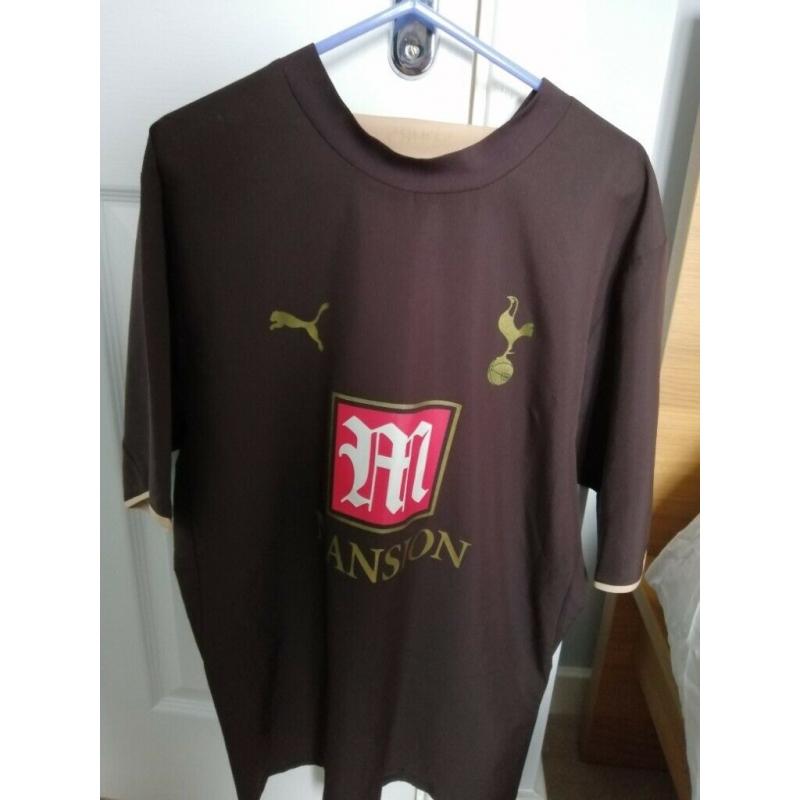 Tottenham 2006 3rd Football Shirt - Chocolate - Medium