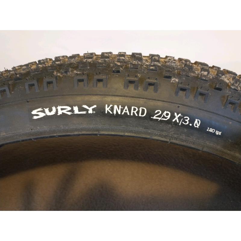Surly Knard 29x3 120tpi folding tyres