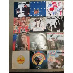 25 vinyl 7" singles from 70's & 80's some rare and highly collectable.