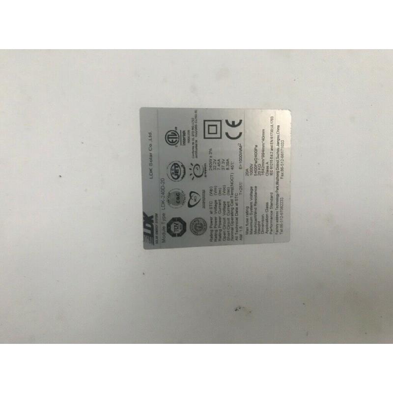 Used solar panels