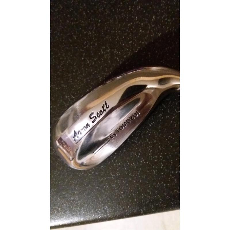 Aaron Scott driving iron