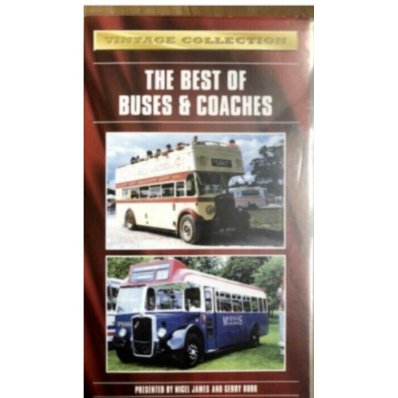 Vintage Collection - The Best Of Buses And Coaches (VHS) Rare !