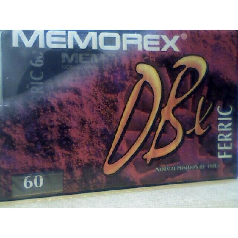NEW SEALED MEMOREX DBX 60 CASSETTE TAPES. RARE.