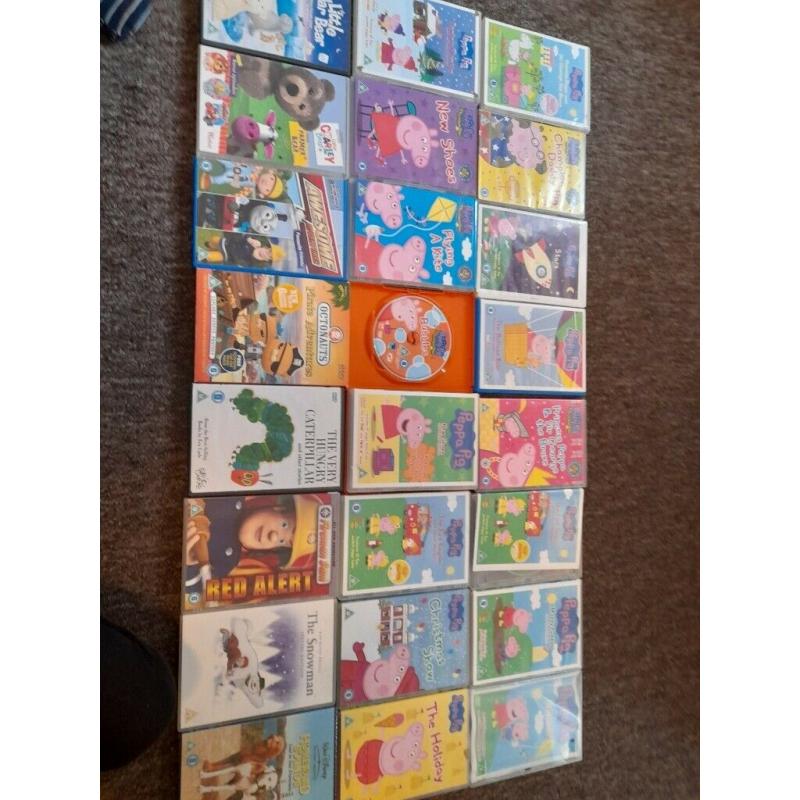 Peppa pig dvds and more