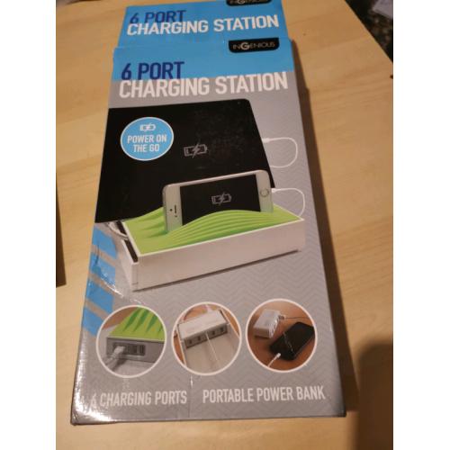 Unique rare design 6 point USB charging and docking station