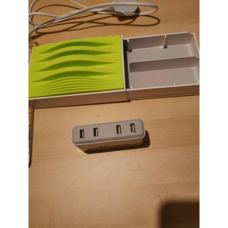 Unique rare design 6 point USB charging and docking station