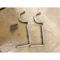 Stainless Steel Curtain Pole 150cm x 28mm