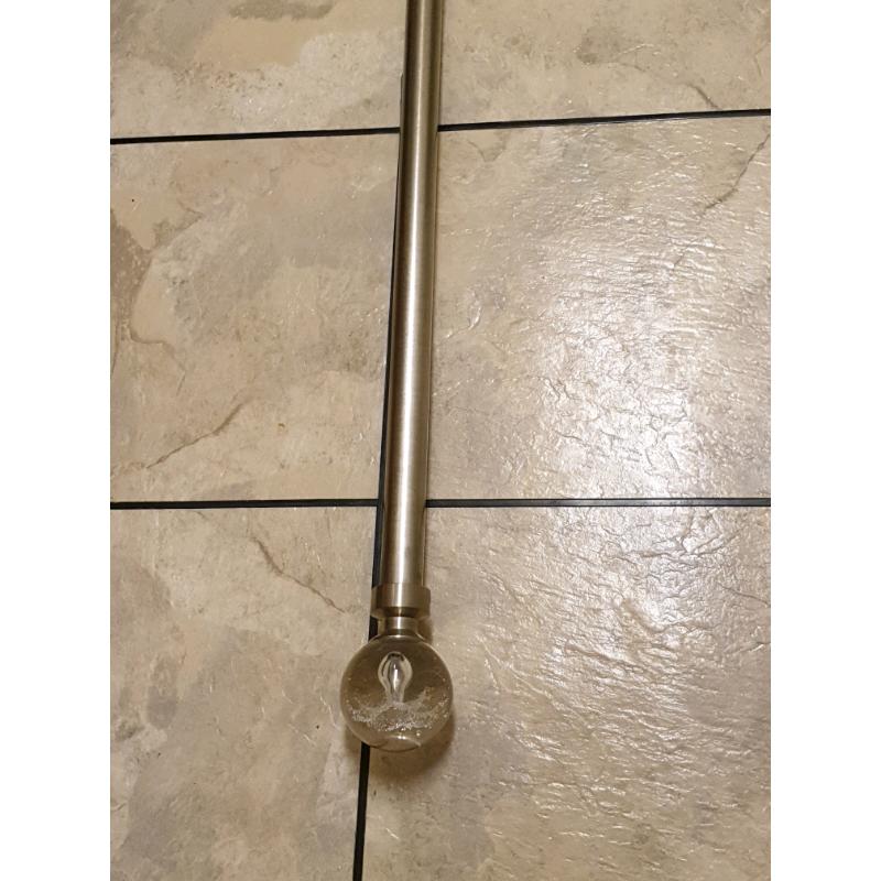 Stainless Steel Curtain Pole 150cm x 28mm