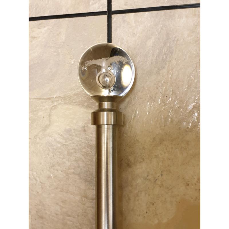 Stainless Steel Curtain Pole 150cm x 28mm