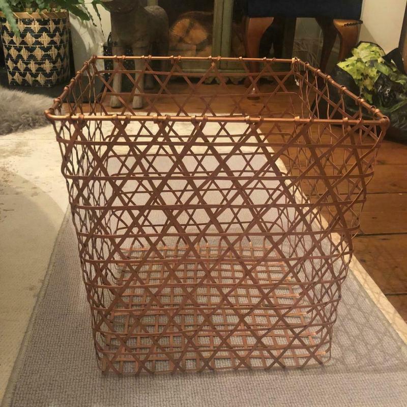 Copper Metal Storage Baskets