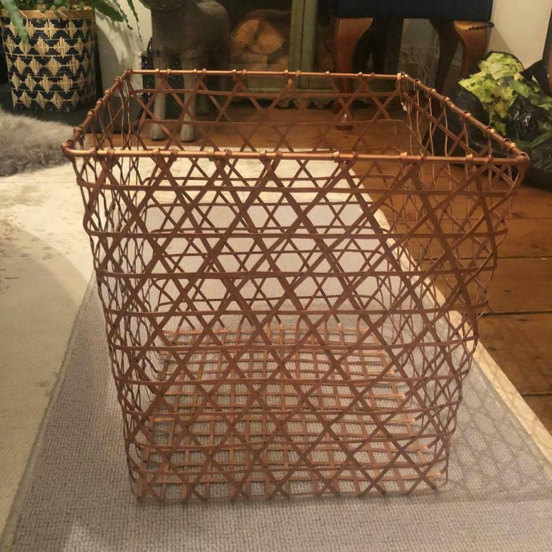 Copper Metal Storage Baskets
