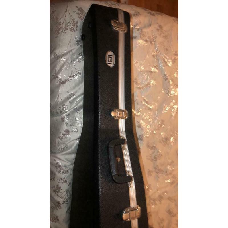 Hard case for acoustic guitar