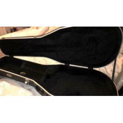 Hard case for acoustic guitar