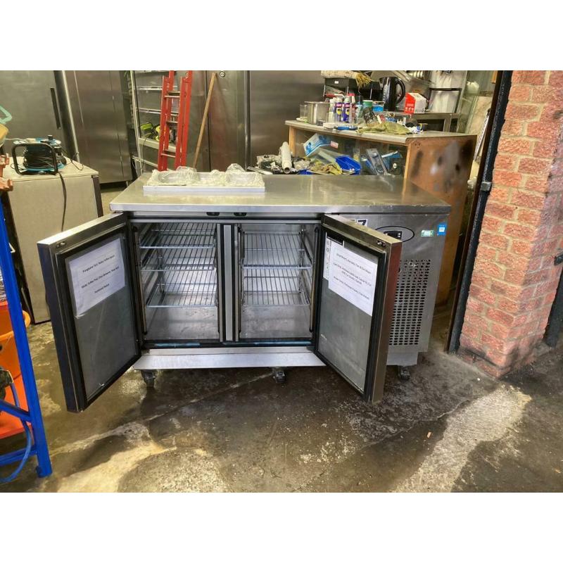 commercial bench counter pizza fridge for pizza meat chiller ddggd