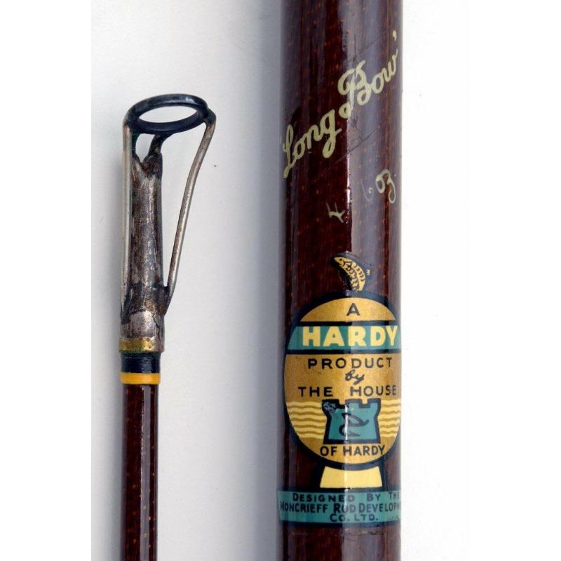 Hardy Long Bow (4-6 oz) beachcaster and bag (rare and collectable). FLEETWOOD.