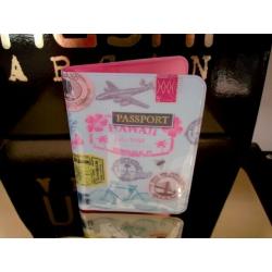 Waterproof Retro Vintage Novelty UK & EU PASSPORT HOLDER - Travel Wallet Protector Cover