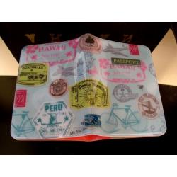 Waterproof Retro Vintage Novelty UK & EU PASSPORT HOLDER - Travel Wallet Protector Cover