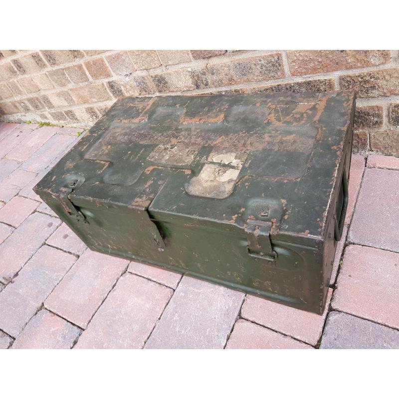 **?95** Large Military Box with original markings and tags.