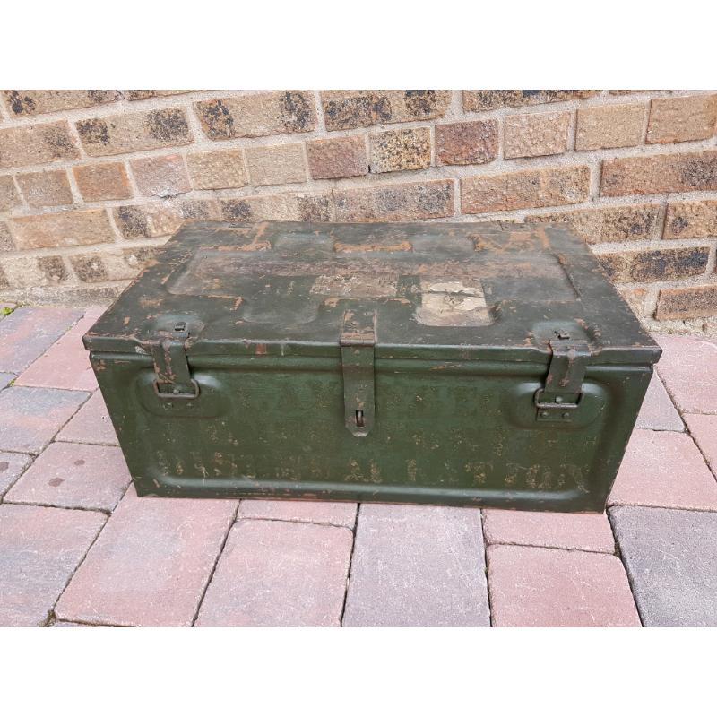 **?95** Large Military Box with original markings and tags.