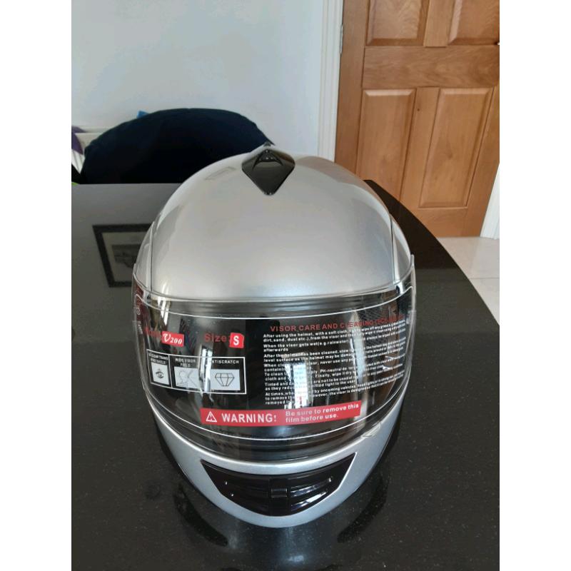 Integral motorcycle helmet. Brand new in box.