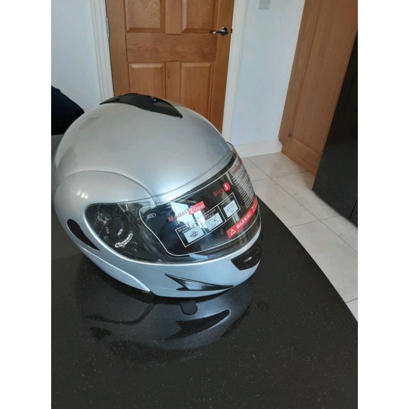 Integral motorcycle helmet. Brand new in box.