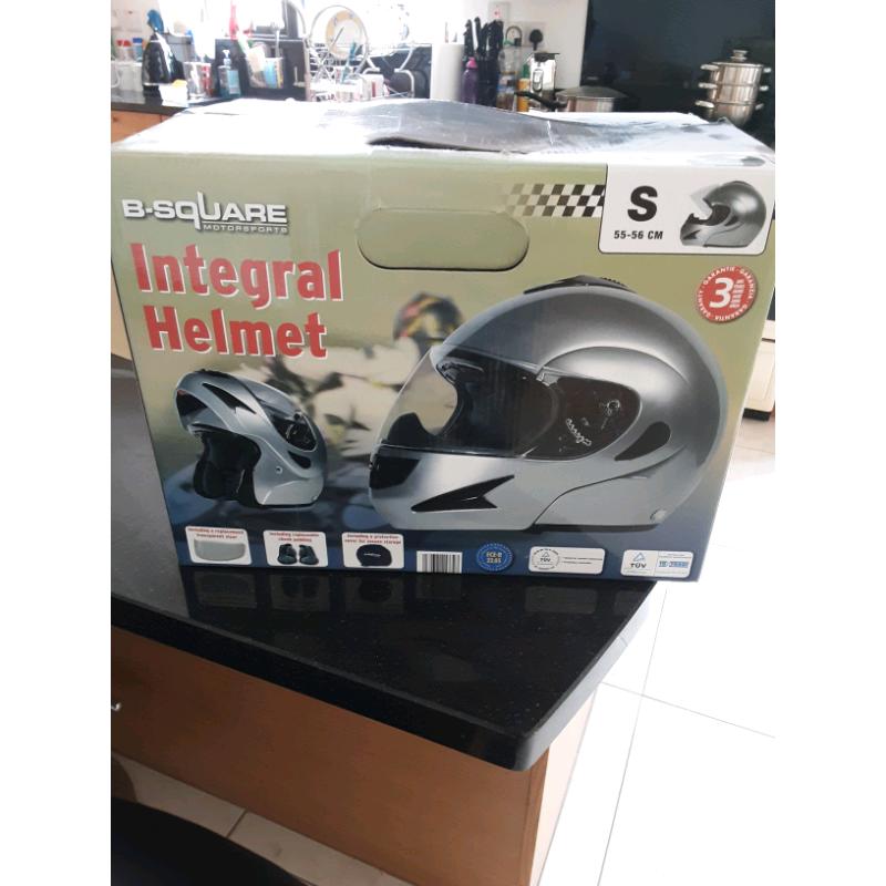 Integral motorcycle helmet. Brand new in box.