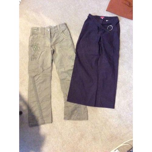 Trousers girls 11-12 years
