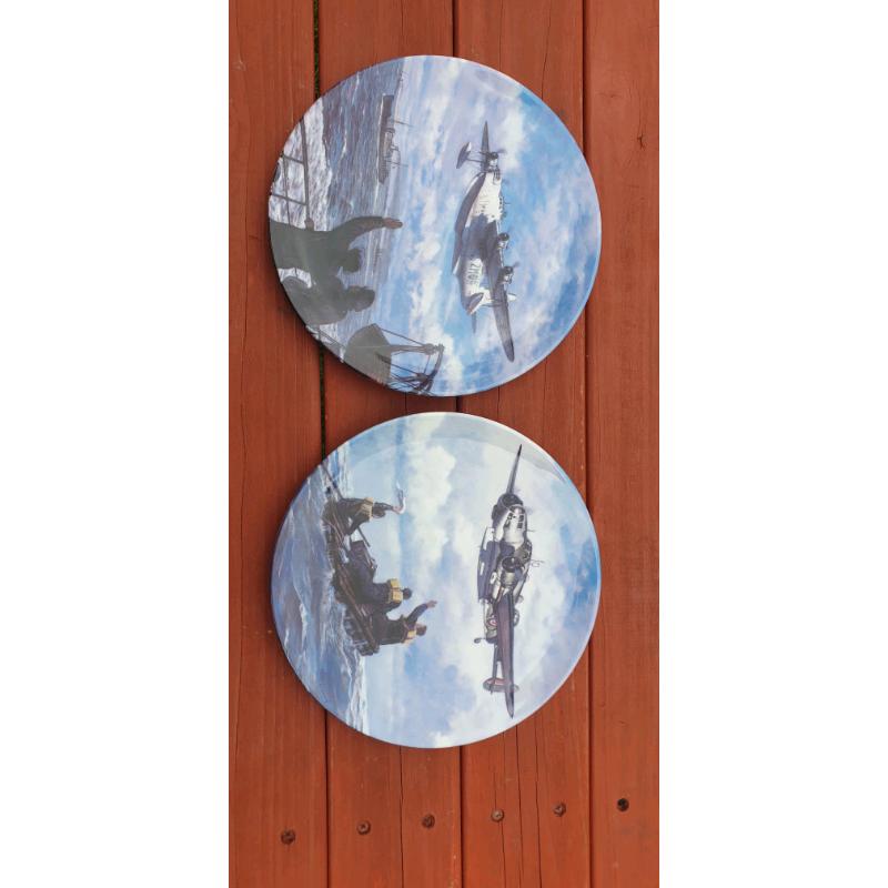 Guardians of the sea plates by Royal Doulton