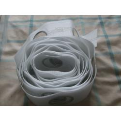 Curtain Eyelet Heading 200 inches (40 Eyes) tape. 48 eyelet rings still in packets Surplus items