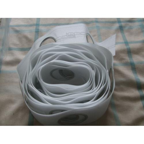 Curtain Eyelet Heading 200 inches (40 Eyes) tape. 48 eyelet rings still in packets Surplus items